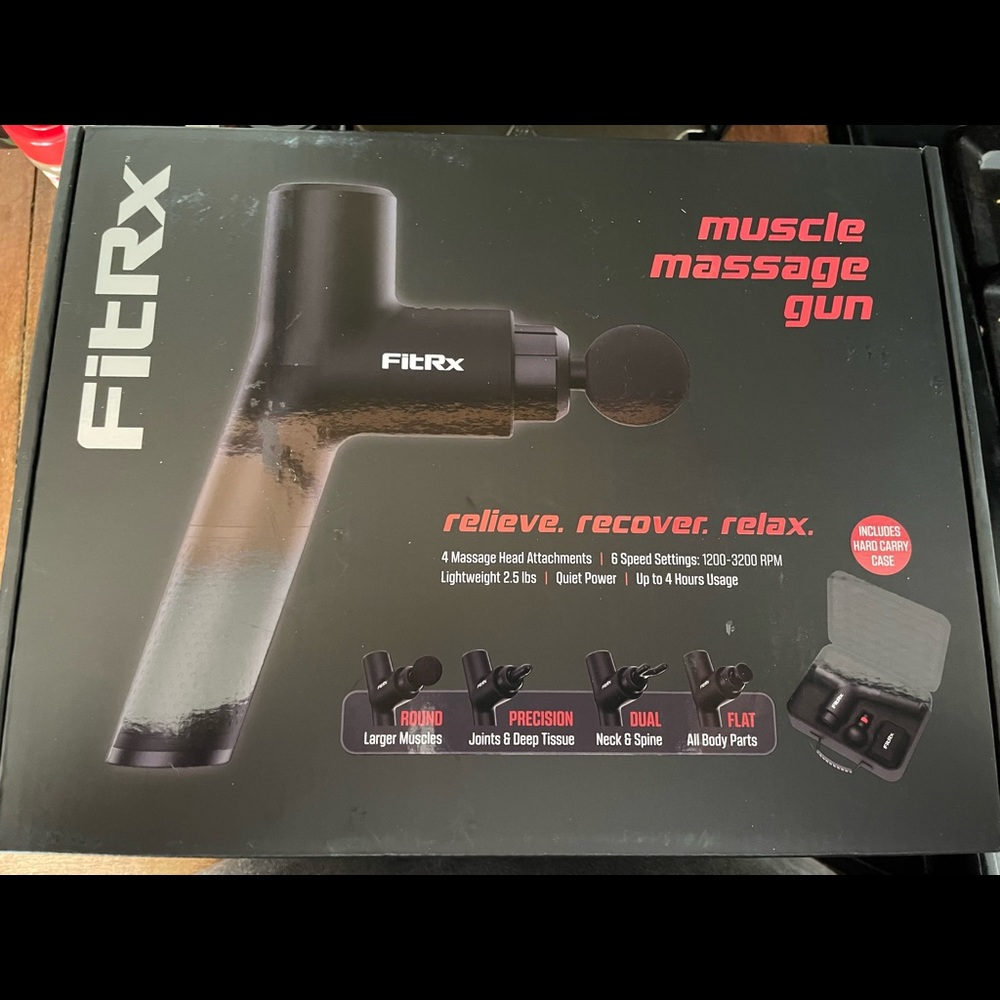 FitRx Pro muscle massage gun